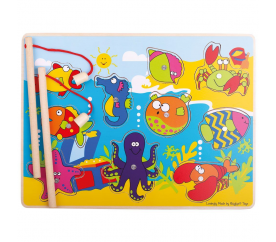 Bigjigs Toys Dřevěný mořský rybolov