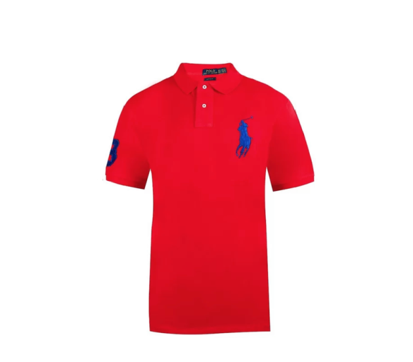 Ralph Lauren CUSTOM-FIT Red Big Pony Blue