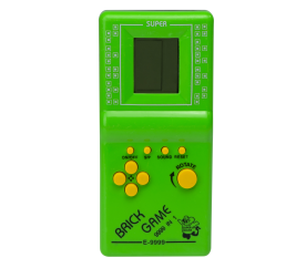 KIK Digitální hra Brick Game Tetris zelený