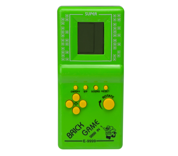 KIK Digitální hra Brick Game Tetris zelený