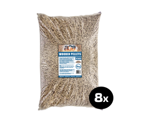 Aga 8x Dřevěné pelety Smrk 15 kg