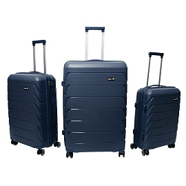 Aga Travel Sada cestovních kufrů MR4675 Tmavě modrá