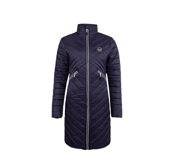 Versace 19.69 Dámský prošívaný kabát C67 Navy