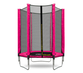 Aga SPORT TOP Trampolína 150 cm Růžová + ochranná síť
