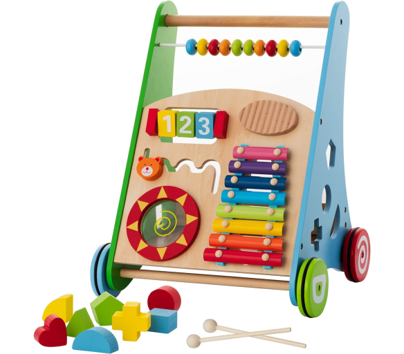Aga4Kids Dřevěné interaktivní chodítko - 6DZ004 -2.JAKOST
