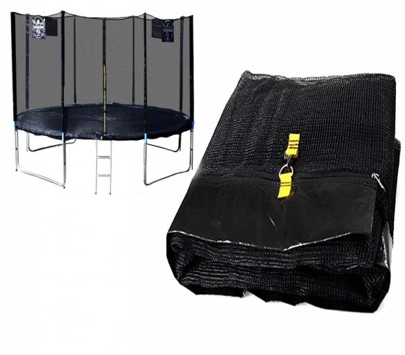 Chiemsee Ochranná síť 430 cm na 8 tyčí Black