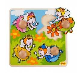 Bigjigs Toys Vkládací puzzle víly