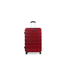 Aga Travel Cestovní kufr 56x38x23 cm CZ097 Tmavě červený
