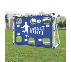 Aga Fotbalová branka TARGET SHOT& SOCCER GOAL JC-7180T 183x130x96 cm
