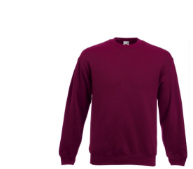 Fruit Of The Loom SET-IN SWEAT Burgundy