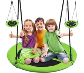 Houpací kruh 100 cm zelený Malatec 10068