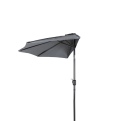 Aga Půlkruhový slunečník CLASSIC 270 cm Dark Grey