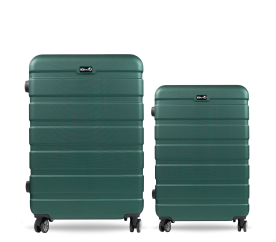 Aga Travel Sada cestovních kufrů M+L MR4650 Zelená