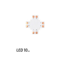 Spojka pro LED pásky - X - CN21 - 10mm - 2pin - SMD 5050, 5630, 5730