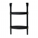 Aga Žebřík k trampolíně 180 - 250 cm Černý