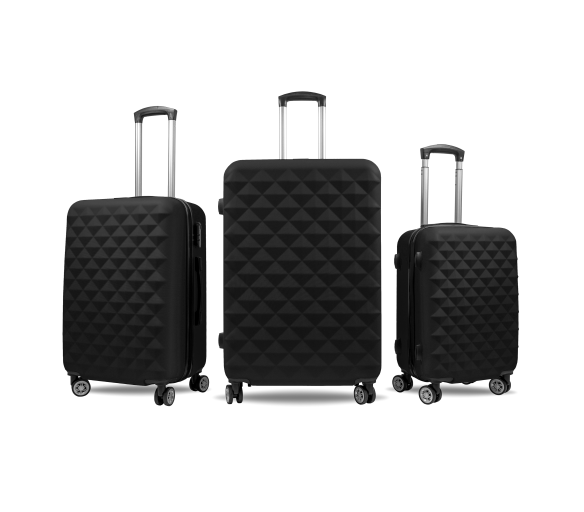 Aga Travel Sada cestovních kufrů MR4655 Černá