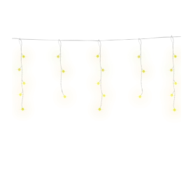 Aga Vánoční světelný závěs 300 LED Teplá bílá