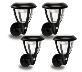 4x LED solární nástěnné svítidlo IP44