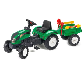 Falk Šlapací traktor RANCH TRAC Green 2052C s vlečkou