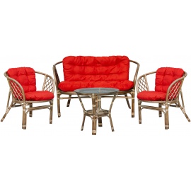 Aga Ratanová sestava BAHAMA Grey Red