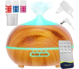 Zvlhčovač vzduchu s ionizátorem 300 ml Světle hnědý Malatec 10948