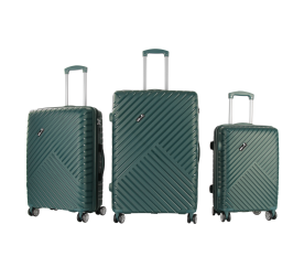 Aga Travel Sada cestovních kufrů MR4677 Tmavě zelená