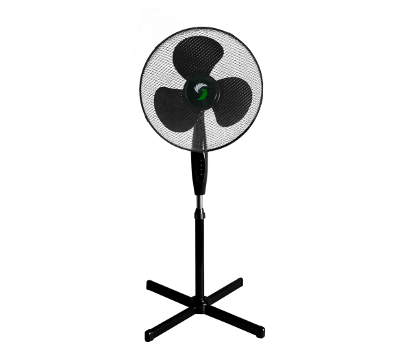 Midamo Stojanový ventilátor Černý