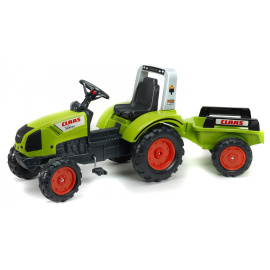 Falk Šlapací traktor CLAAS ARION 430 1040AB s vlečkou