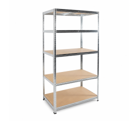 Linder Exclusiv Kovový regál 180x90x40 cm 5 polic