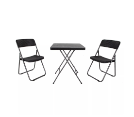 Linder Exclusiv Zahradní sestava BISTRO SET Černý