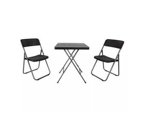 Linder Exclusiv Zahradní sestava BISTRO SET Černý