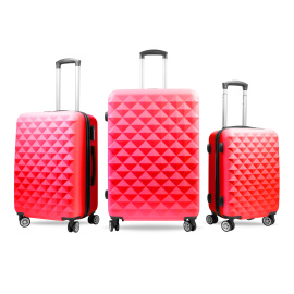 Aga Travel Sada cestovních kufrů MR4655 Červená