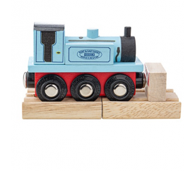 Bigjigs Rail Dřevěný vláček Teriér modrý