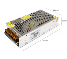 Napájecí zdroj pro LED pásky 15A 180W 12V DC plech