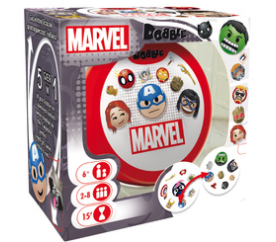 Rebel Karetní hra Dobble Marvel Emoji - kulaté hrací karty GR0773 univerzální