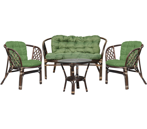 Aga Ratanová sestava BAHAMA Choco Dark Green