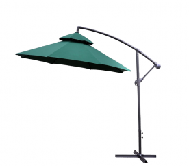 Aga Zahradní slunečník konzolový EXCLUSIV CUBE 250 cm Dark Green