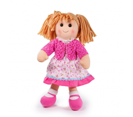 Bigjigs Toys Látková panenka Becky 38 cm