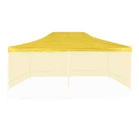 Aga Střecha k prodejnímu stánku 3x6m Žlutá