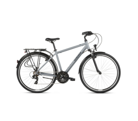 KROSS Pánské kolo Trans 1.0 L 28" Šedé