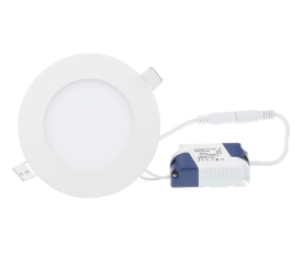 LED panel KRUHOVÝ BRGD0101 vestavný - 120x120x12mm - 6W - 230V - 390Lm - teplá bílá