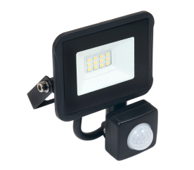 LED reflektor IVO s čidlem PIR - 10W - IP65 - 850Lm - teplá bílá - 3000K