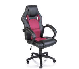 Tresko Herní židle Racing Black - Pink
