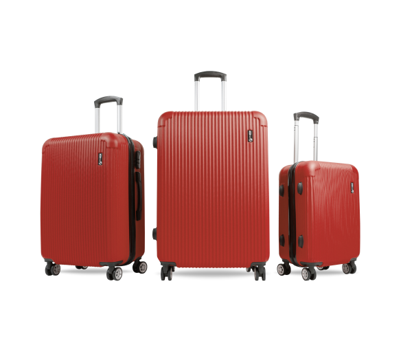 Aga Travel Sada cestovních kufrů MR4652 Červená