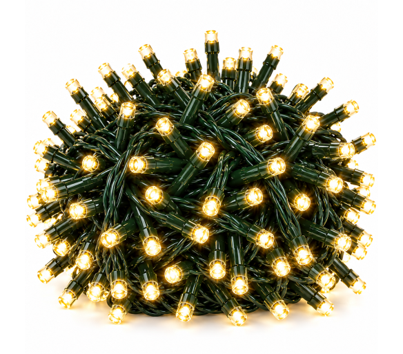 Aga Vánoční řetěz 300 LED Teplá bílá