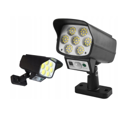 LED solární lampa COB s detektorem pohybu
