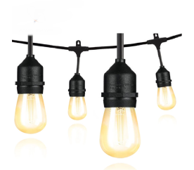 Venkovní dekorační řetěz GIRLAND - 21x E27 1W - 230V - IP44 - 20m