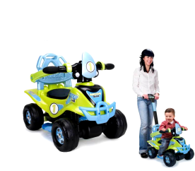 Injusa Odrážedlo BUDDY QUAD Green Blue