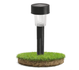 Venkovní LED solární lampa - černá