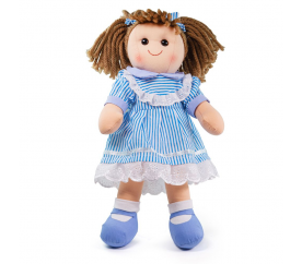 Bigjigs Toys Látková panenka Amelia 38 cm